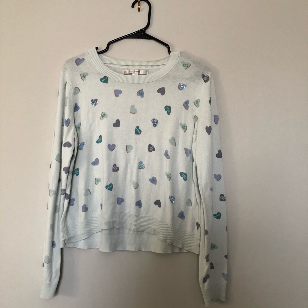 Lauren Conrad Hearts Sweater, Size L